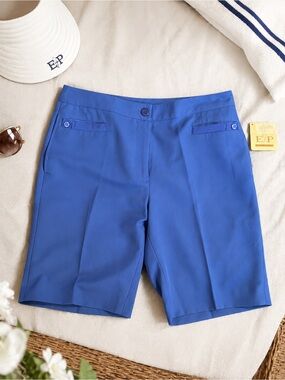 EP Pro Royal Blue Tailored Bermuda Shorts
